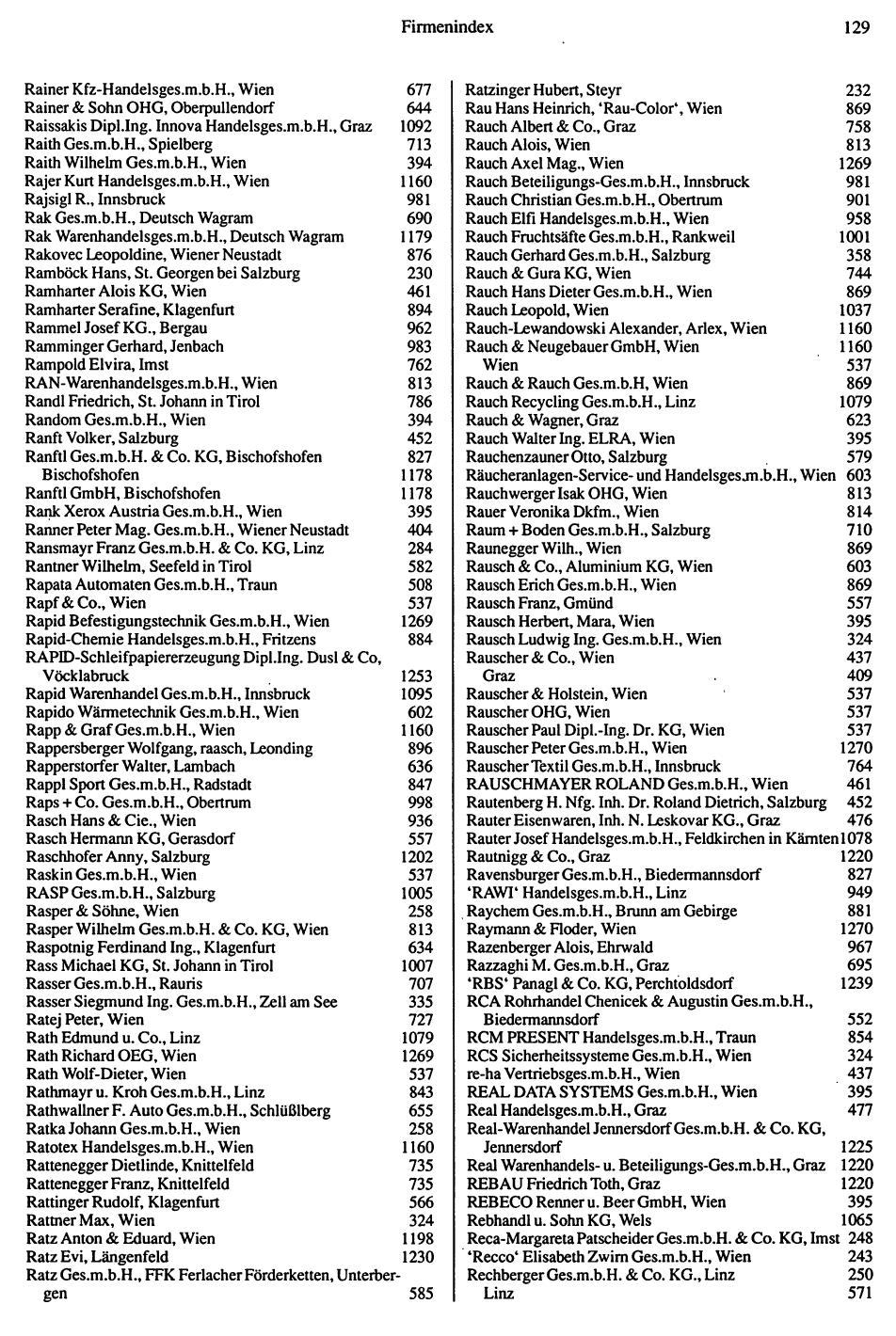 Inhaltsverzeichnis Compass 1992 - Seite 130