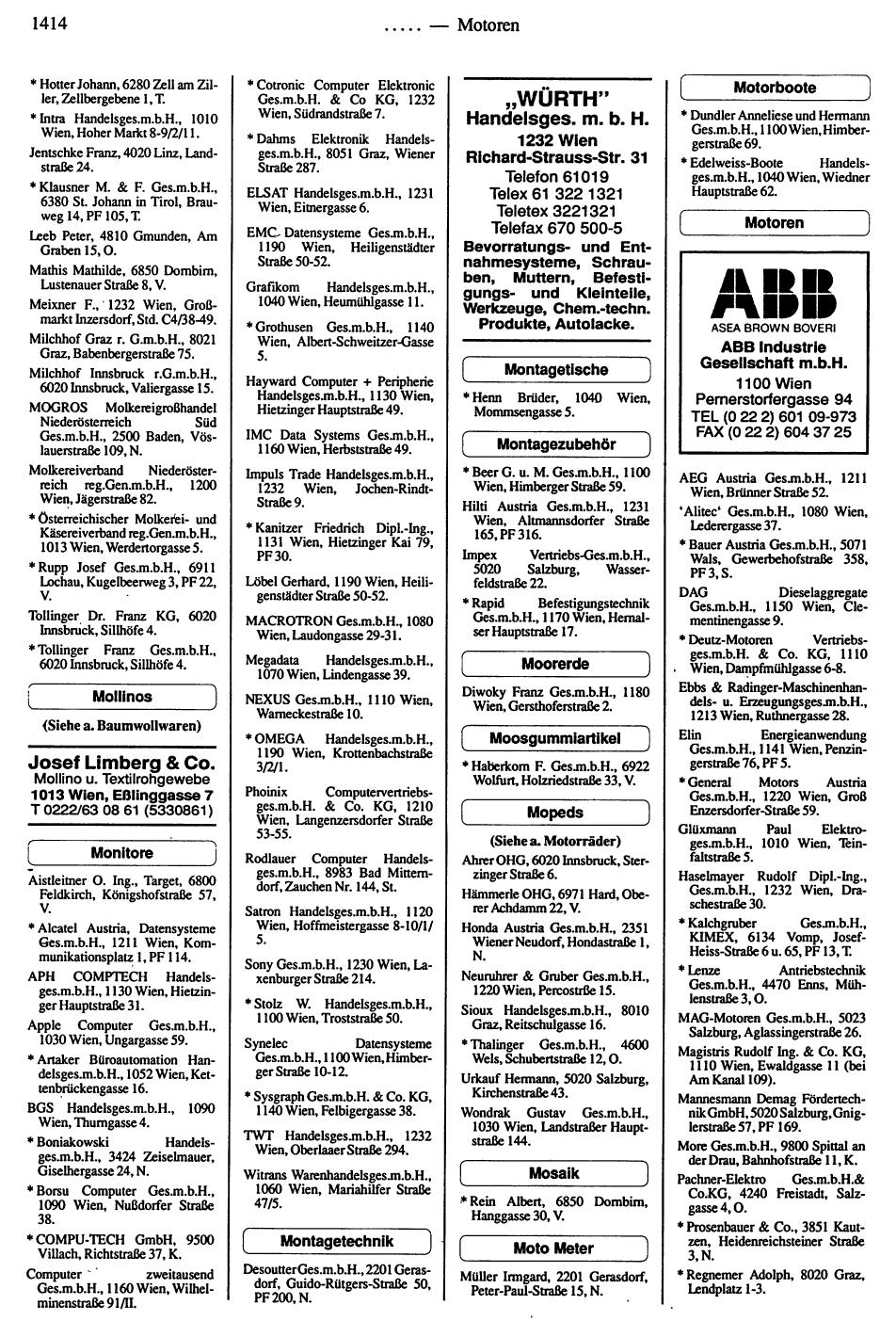 Handels-Compass 1992/93 - Page 1406