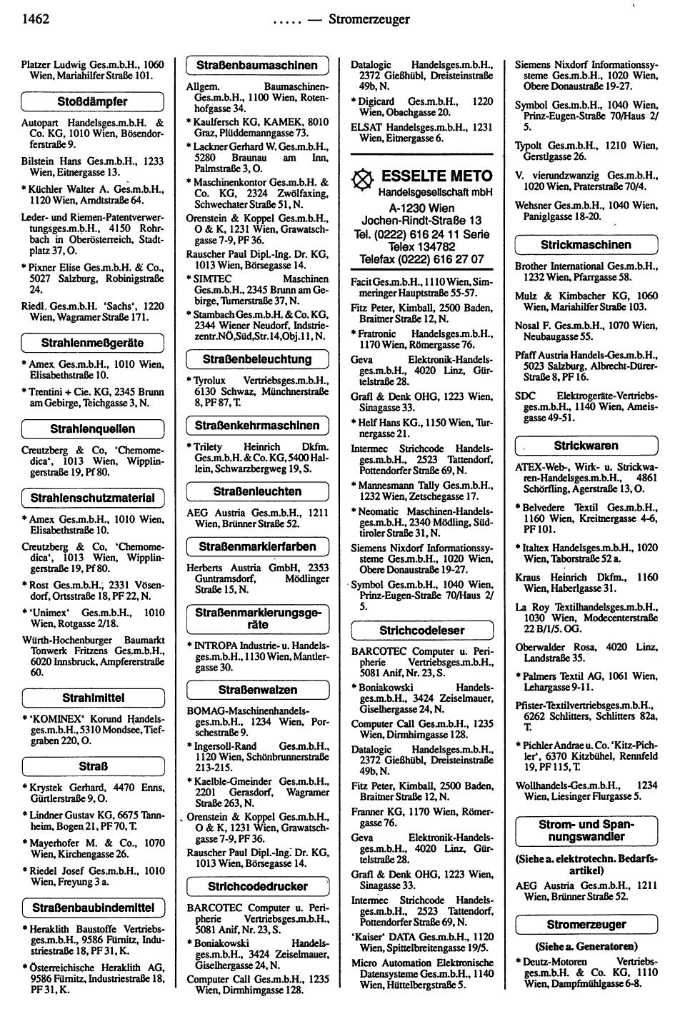 Handels-Compass 1992/93 - Page 1454