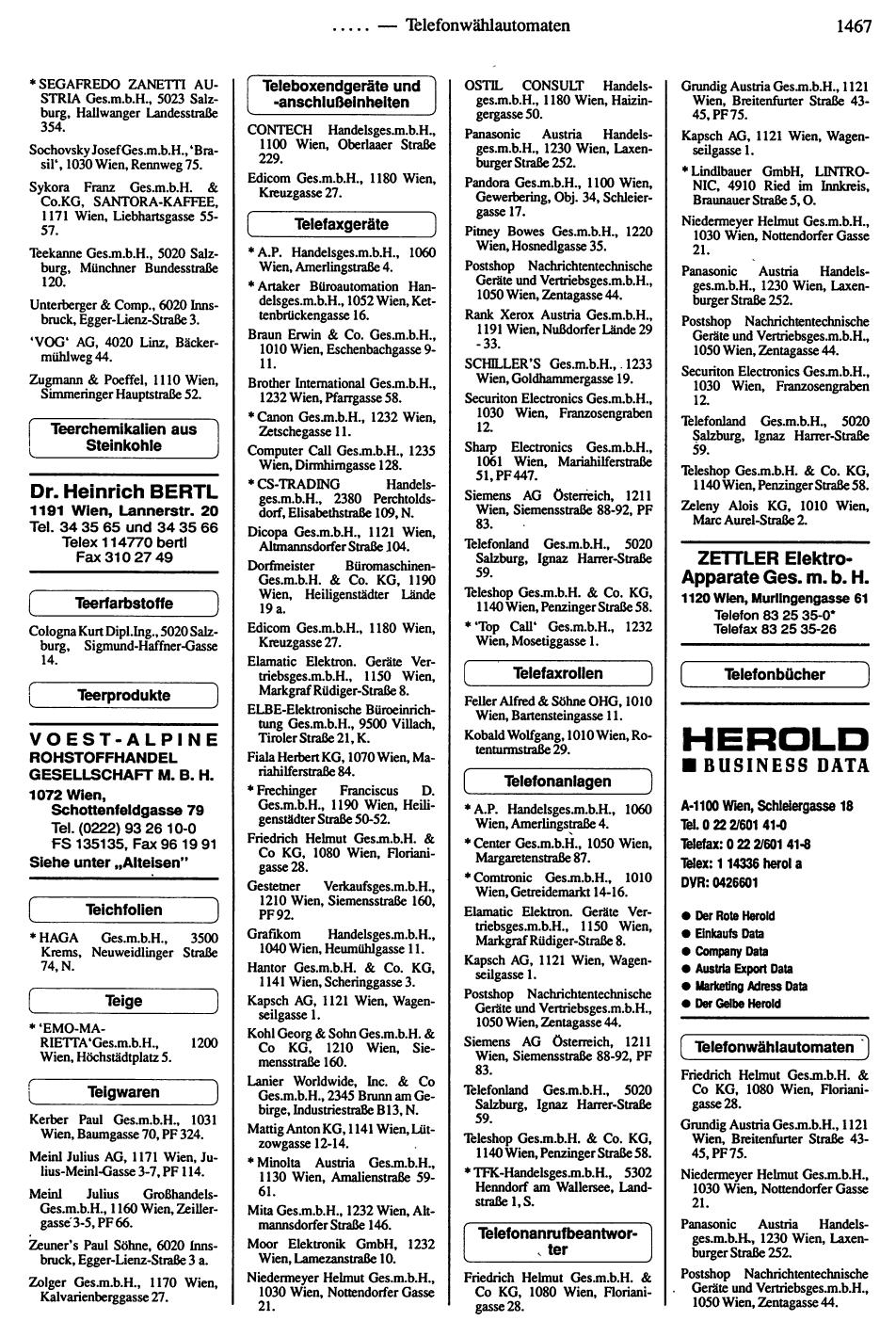 Handels-Compass 1992/93 - Page 1459