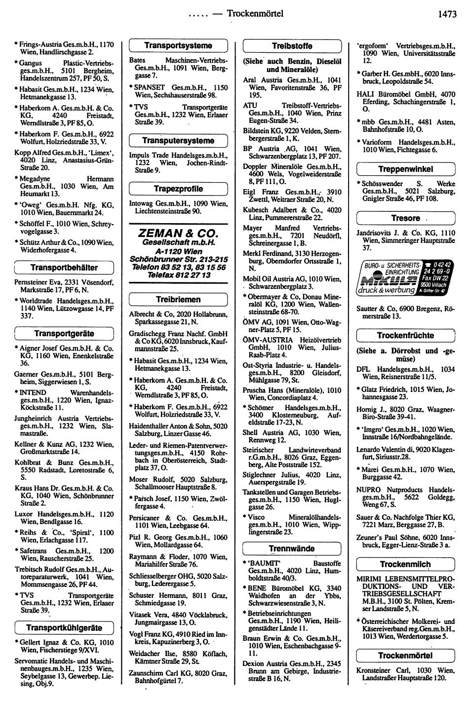 Handels-Compass 1992/93 - Page 1465