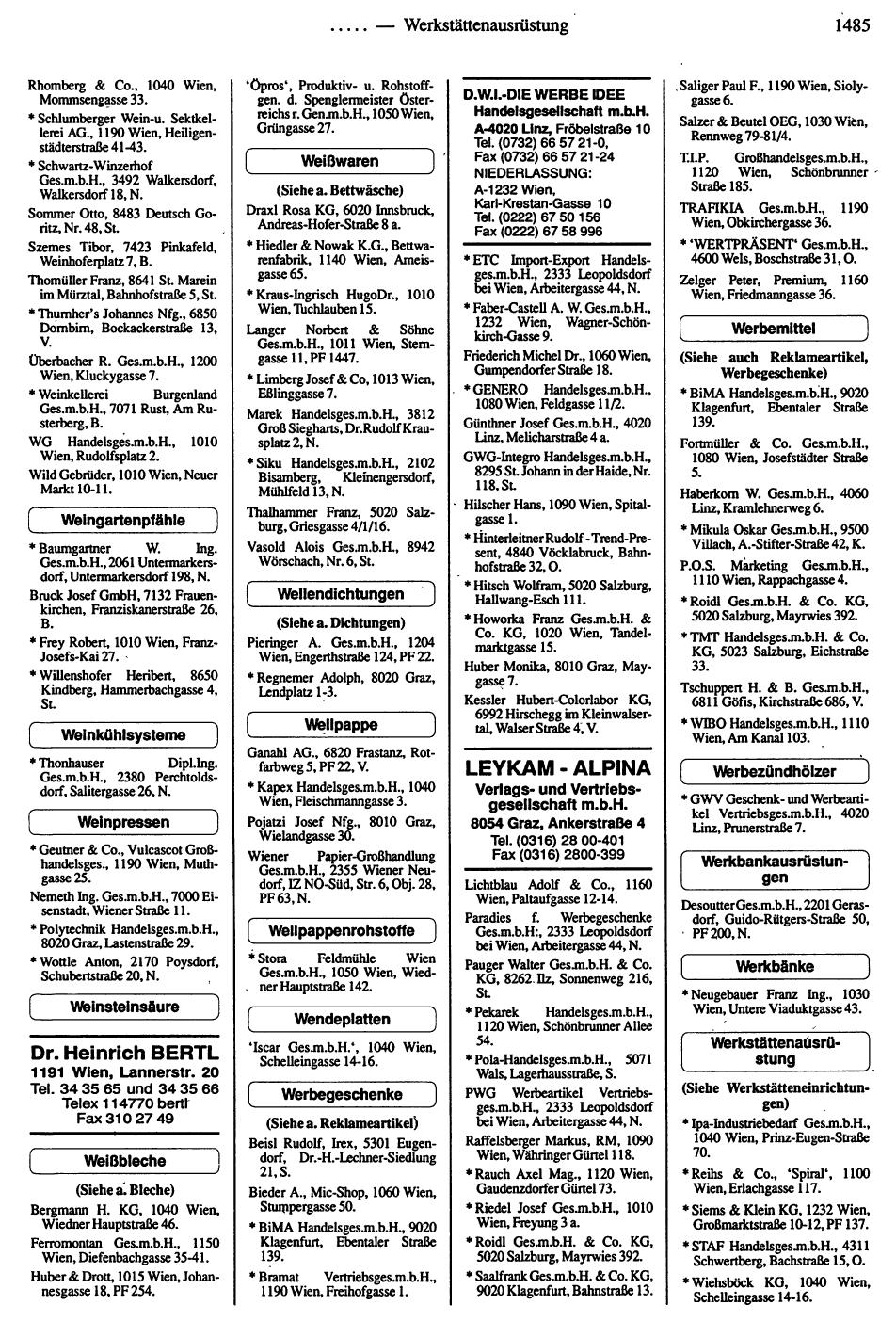 Handels-Compass 1992/93 - Page 1477