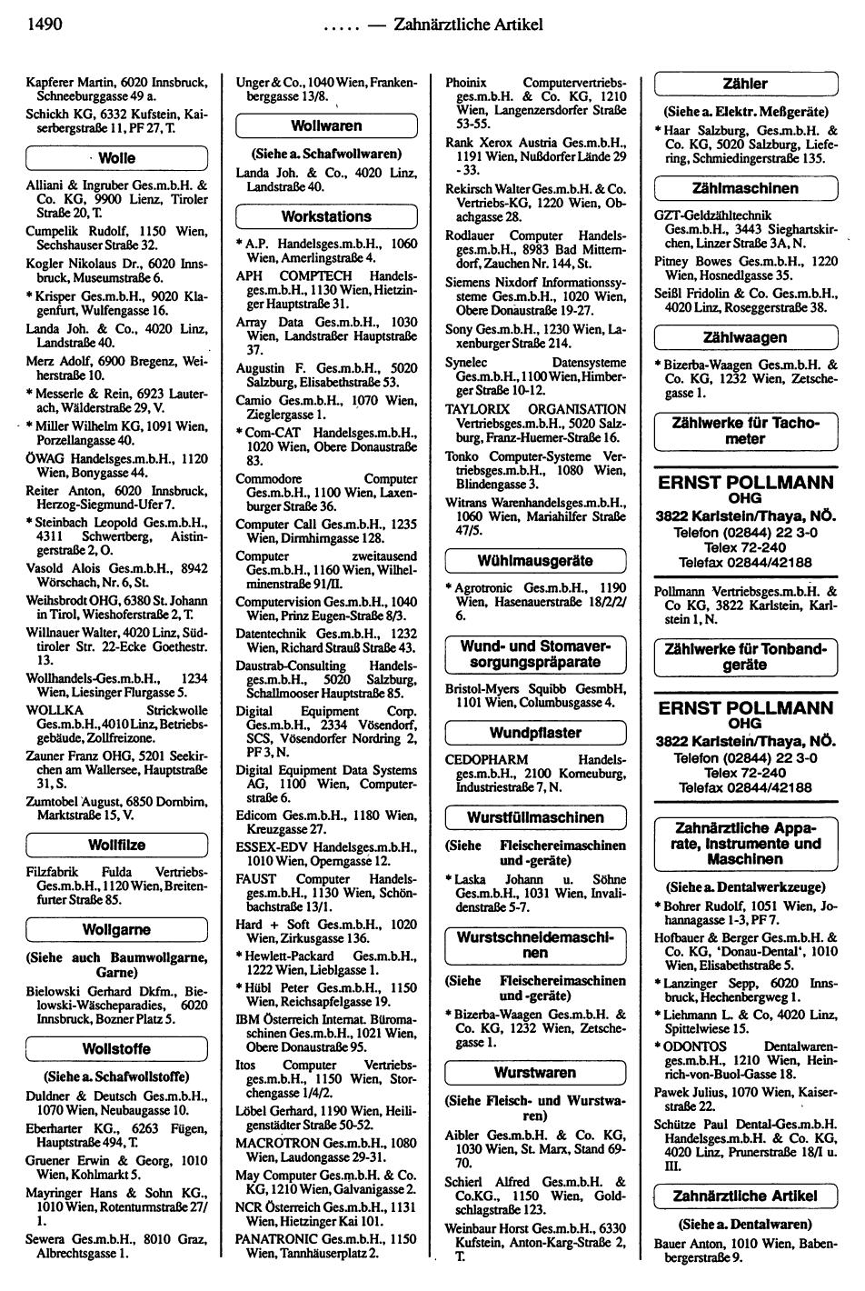 Handels-Compass 1992/93 - Page 1482