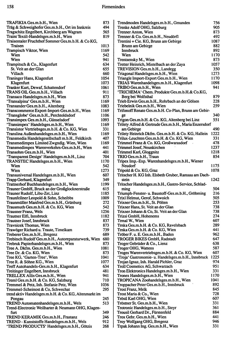 Inhaltsverzeichnis Compass 1992 - Page 159