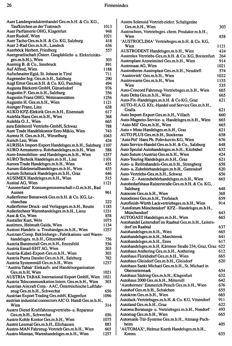 Inhaltsverzeichnis Compass 1992 - Seite 27