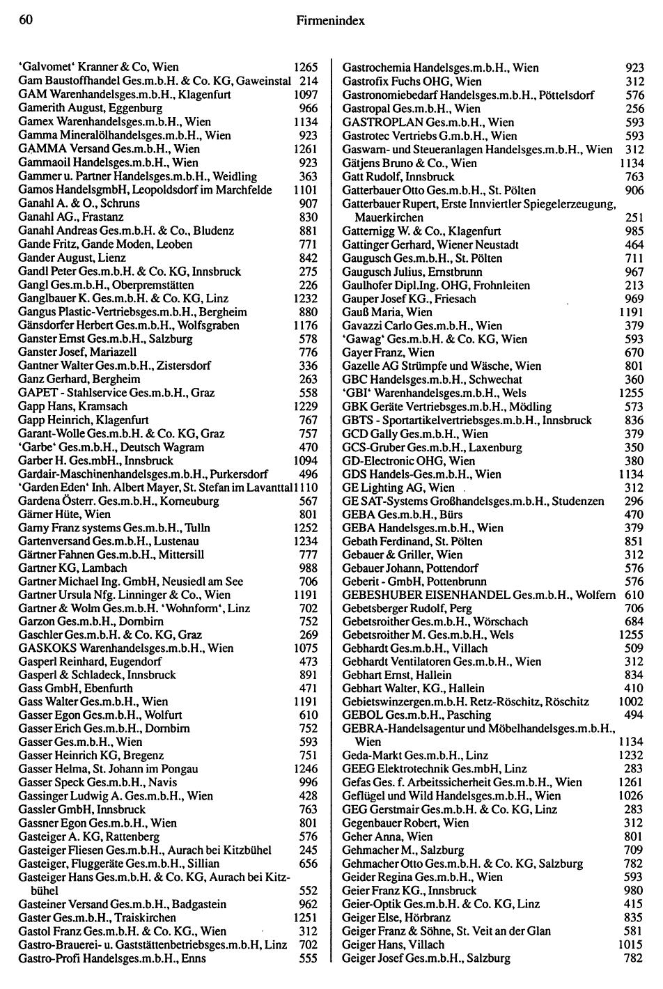 Handels-Compass 1992/93 - Page 62