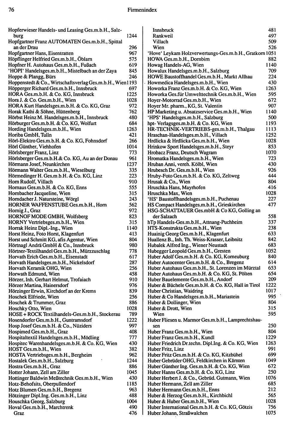 Handels-Compass 1992/93 - Page 78