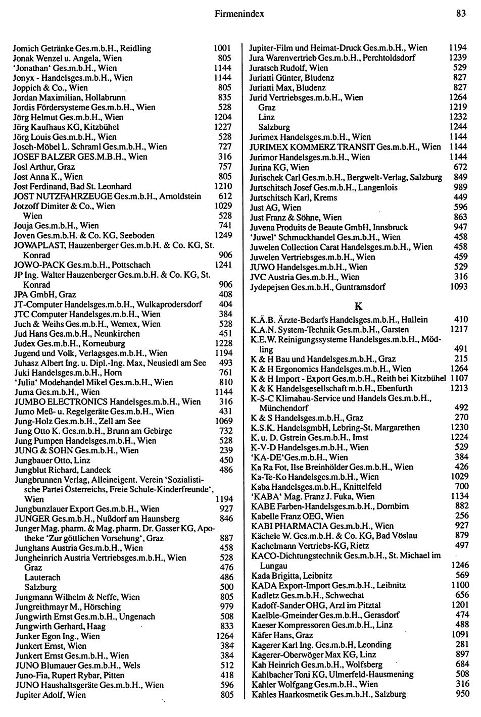 Handels-Compass 1992/93 - Page 85