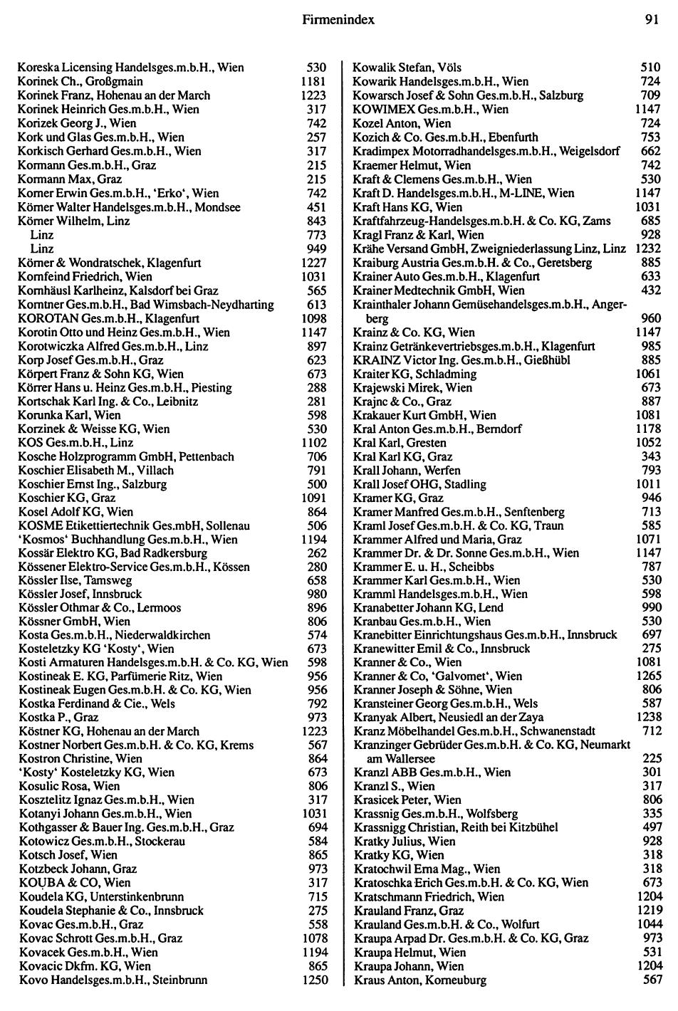 Handels-Compass 1992/93 - Page 93