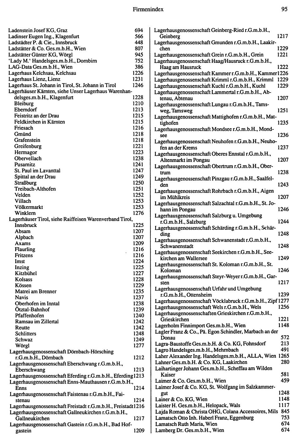 Handels-Compass 1992/93 - Page 97