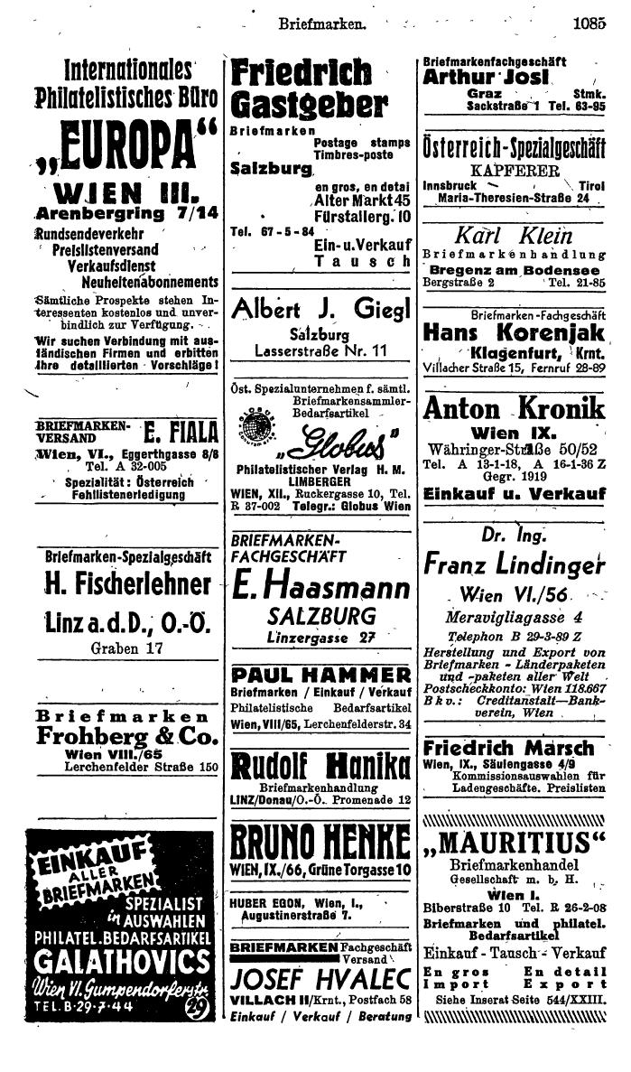 Handels-Compass 1946/47 - Seite 1661