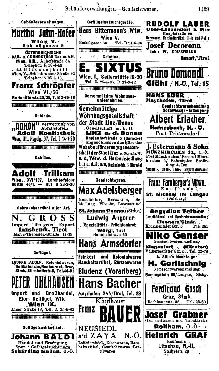 Handels-Compass 1946/47 - Seite 1735