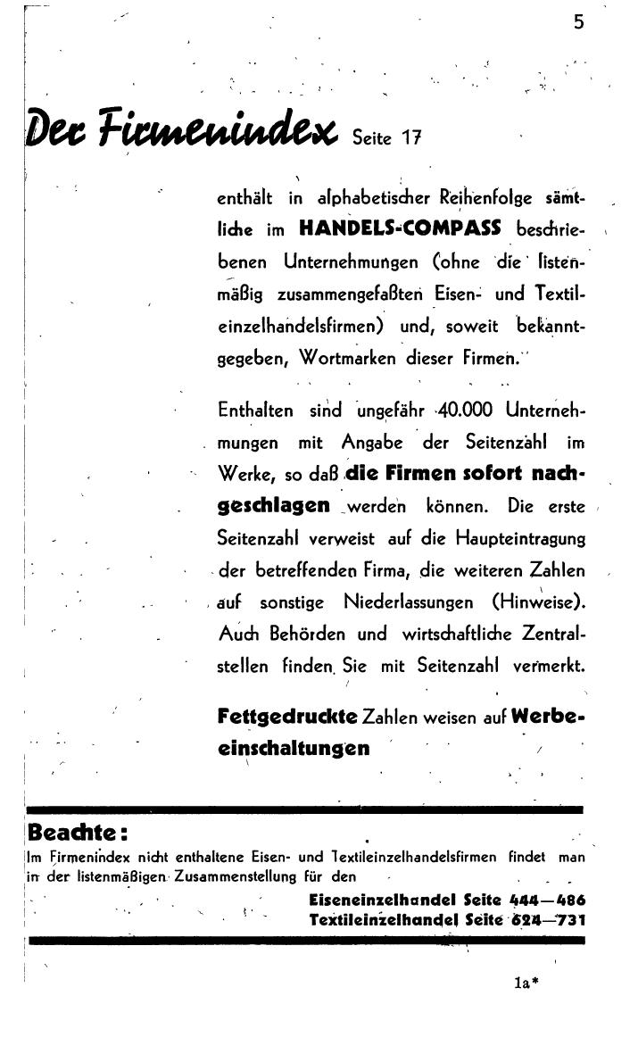 Handels-Compass 1953 - Page 31