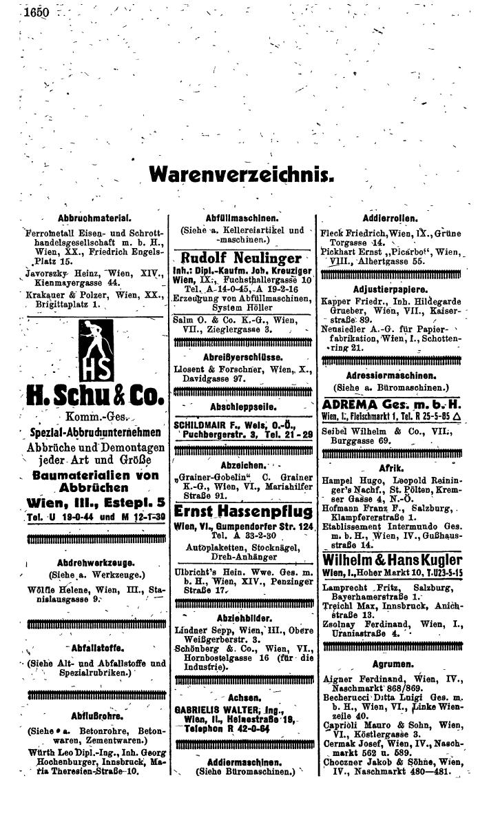 Handels-Compass 1954 - Page 1888
