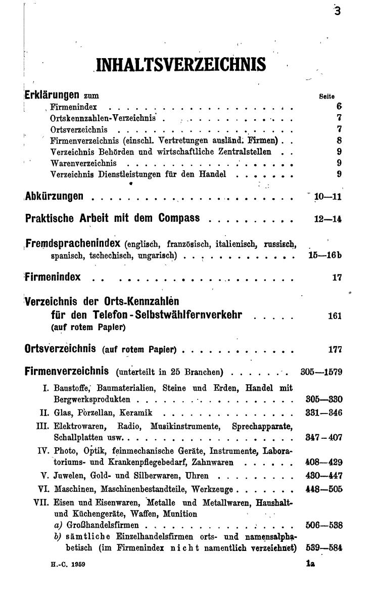 Handels-Compass 1959 - Seite 25