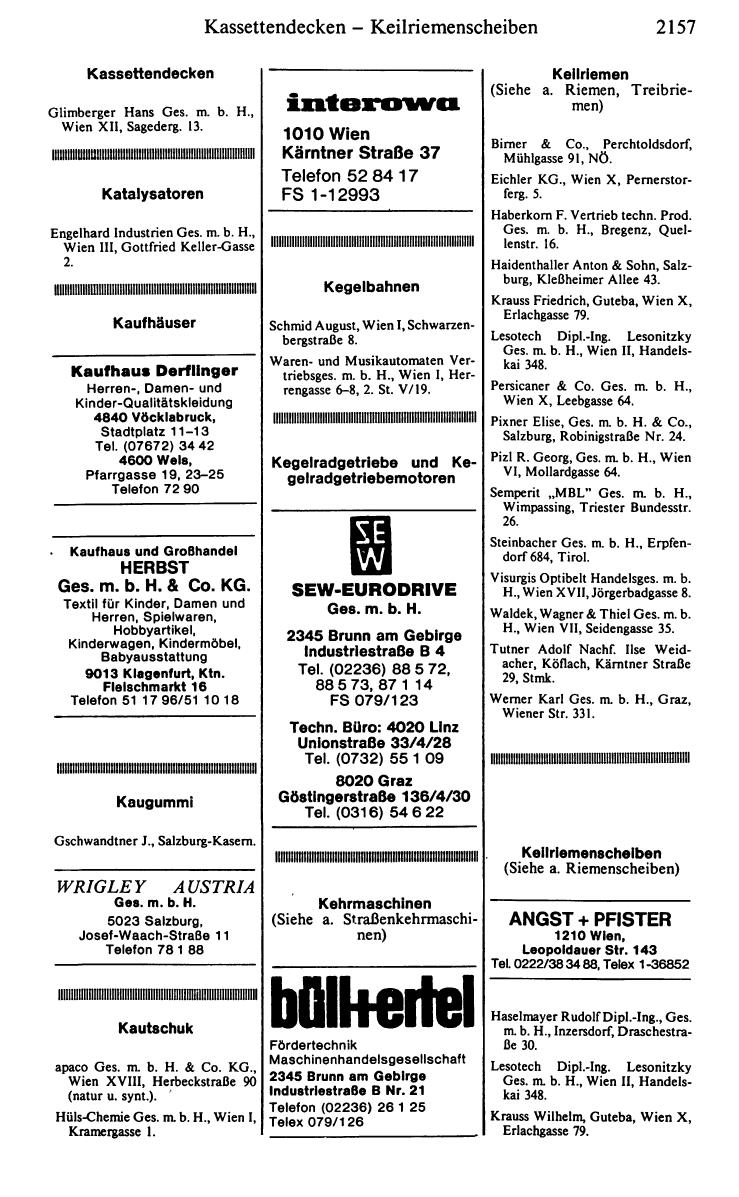 Handels-Compass 1984/85 - Page 2177
