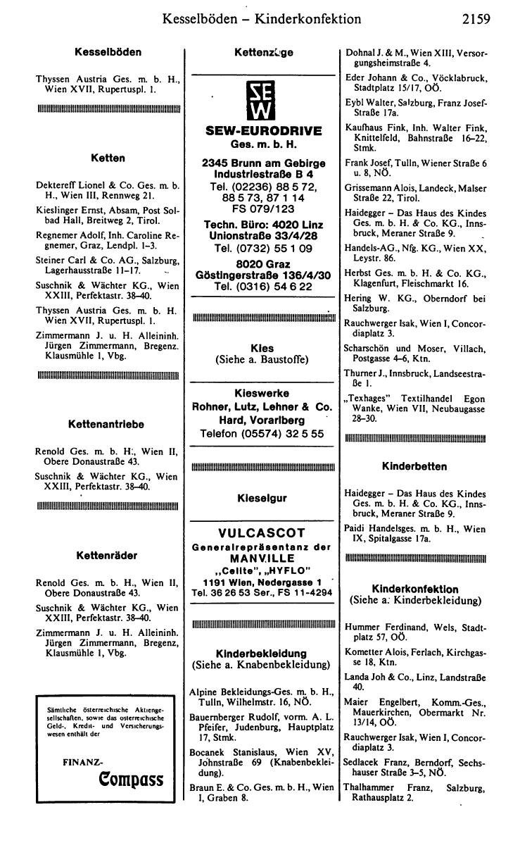 Handels-Compass 1984/85 - Page 2179