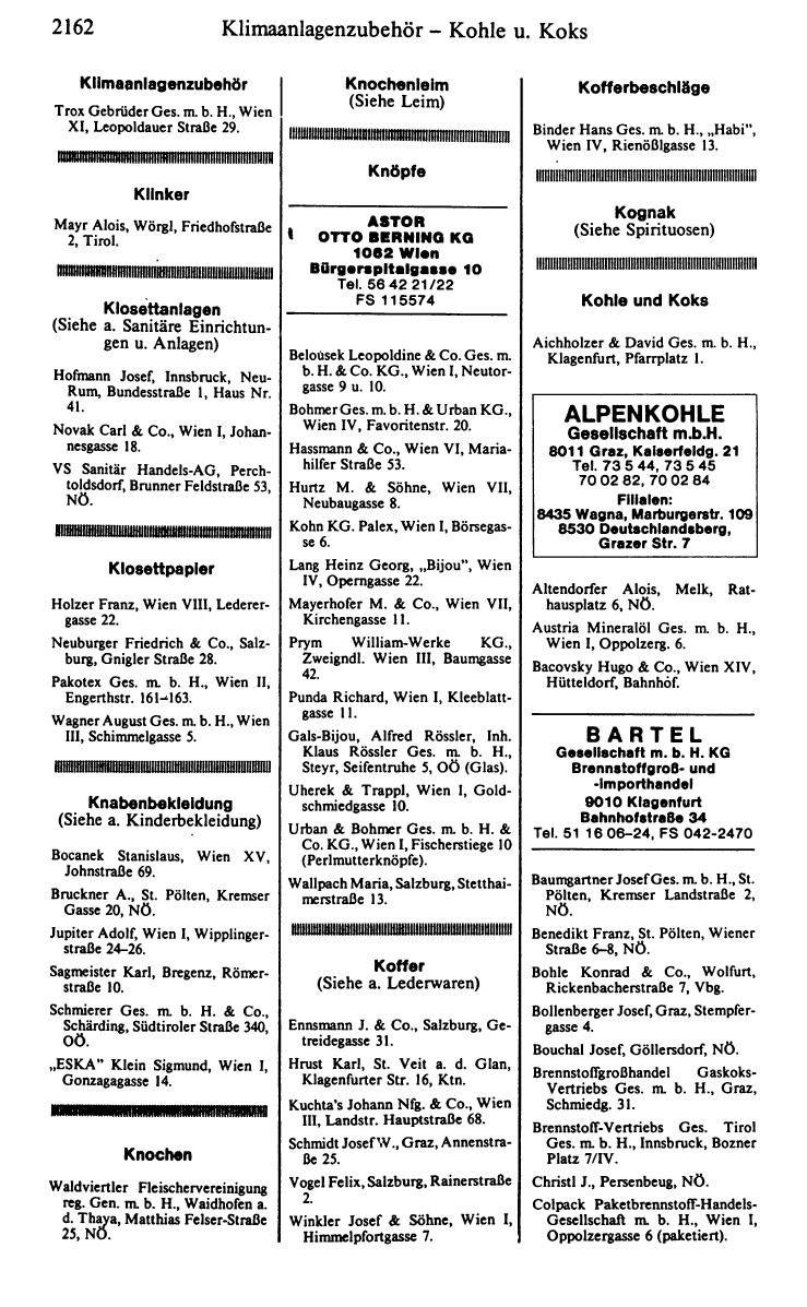 Handels-Compass 1984/85 - Page 2182