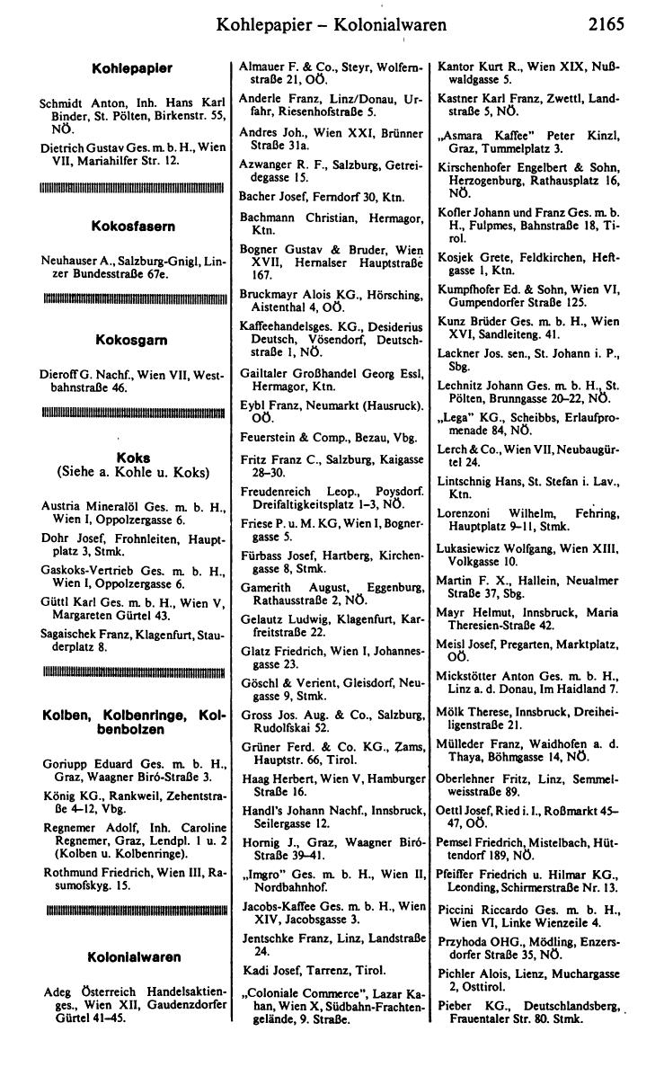 Handels-Compass 1984/85 - Page 2185