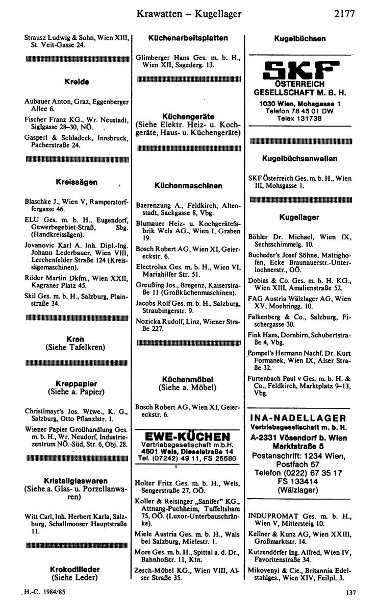 Handels-Compass 1984/85 - Page 2197