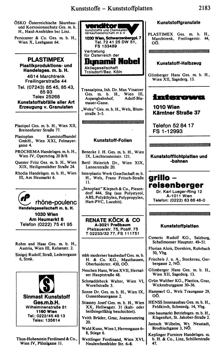 Handels-Compass 1984/85 - Page 2203