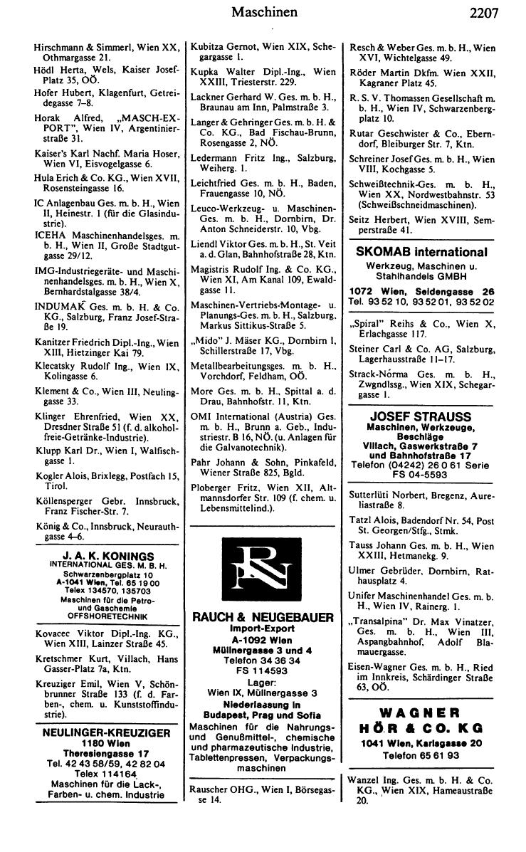 Handels-Compass 1984/85 - Page 2227