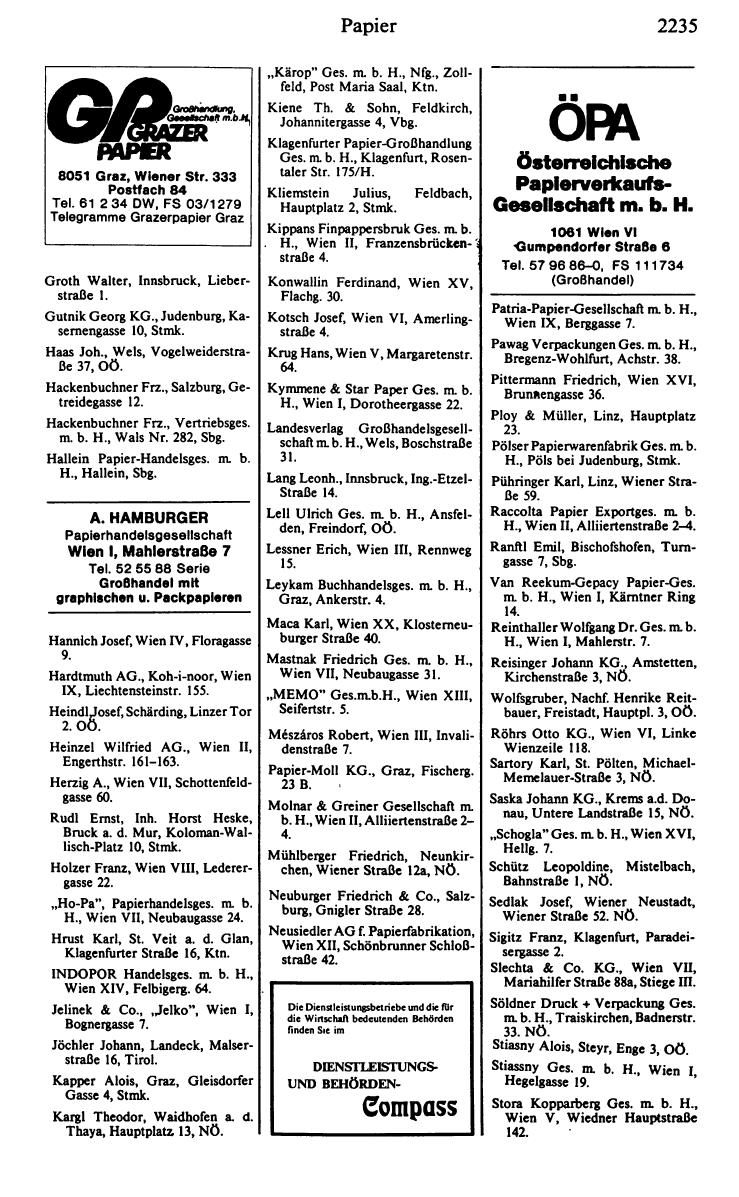 Handels-Compass 1984/85 - Page 2255