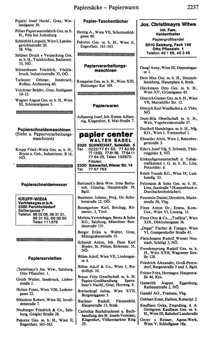 Handels-Compass 1984/85 - Page 2257