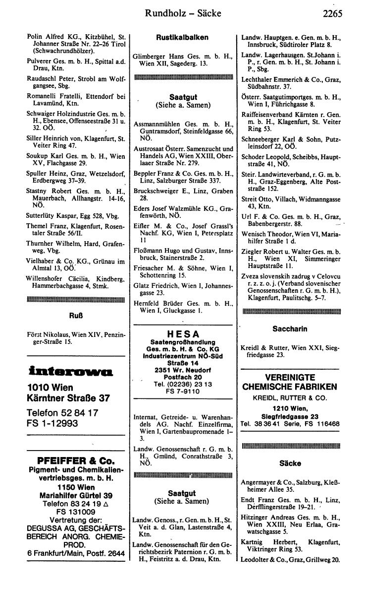 Handels-Compass 1984/85 - Page 2285