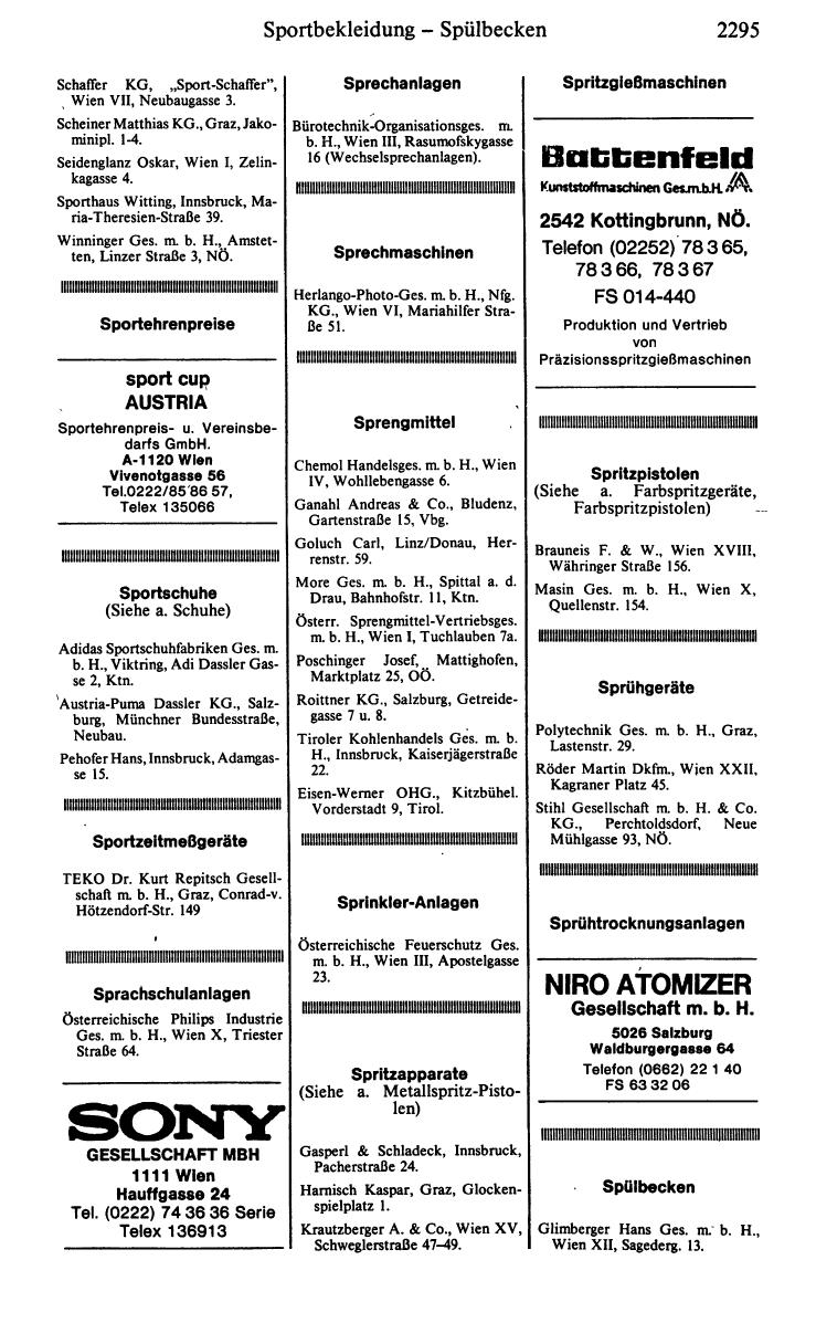 Handels-Compass 1984/85 - Page 2315