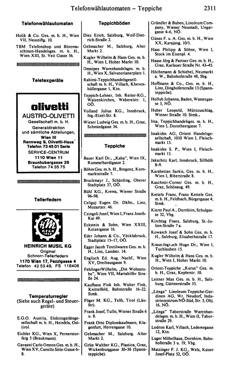 Handels-Compass 1984/85 - Page 2331