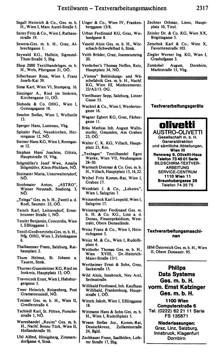 Handels-Compass 1984/85 - Page 2337