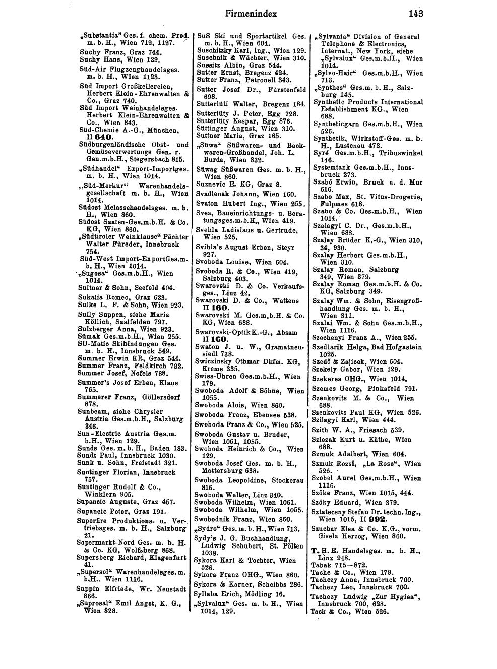 Handels-Compass 1972 - Page 167
