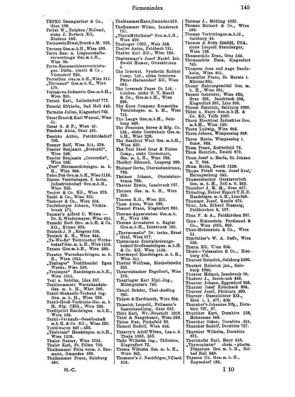 Handels-Compass 1972 - Page 169
