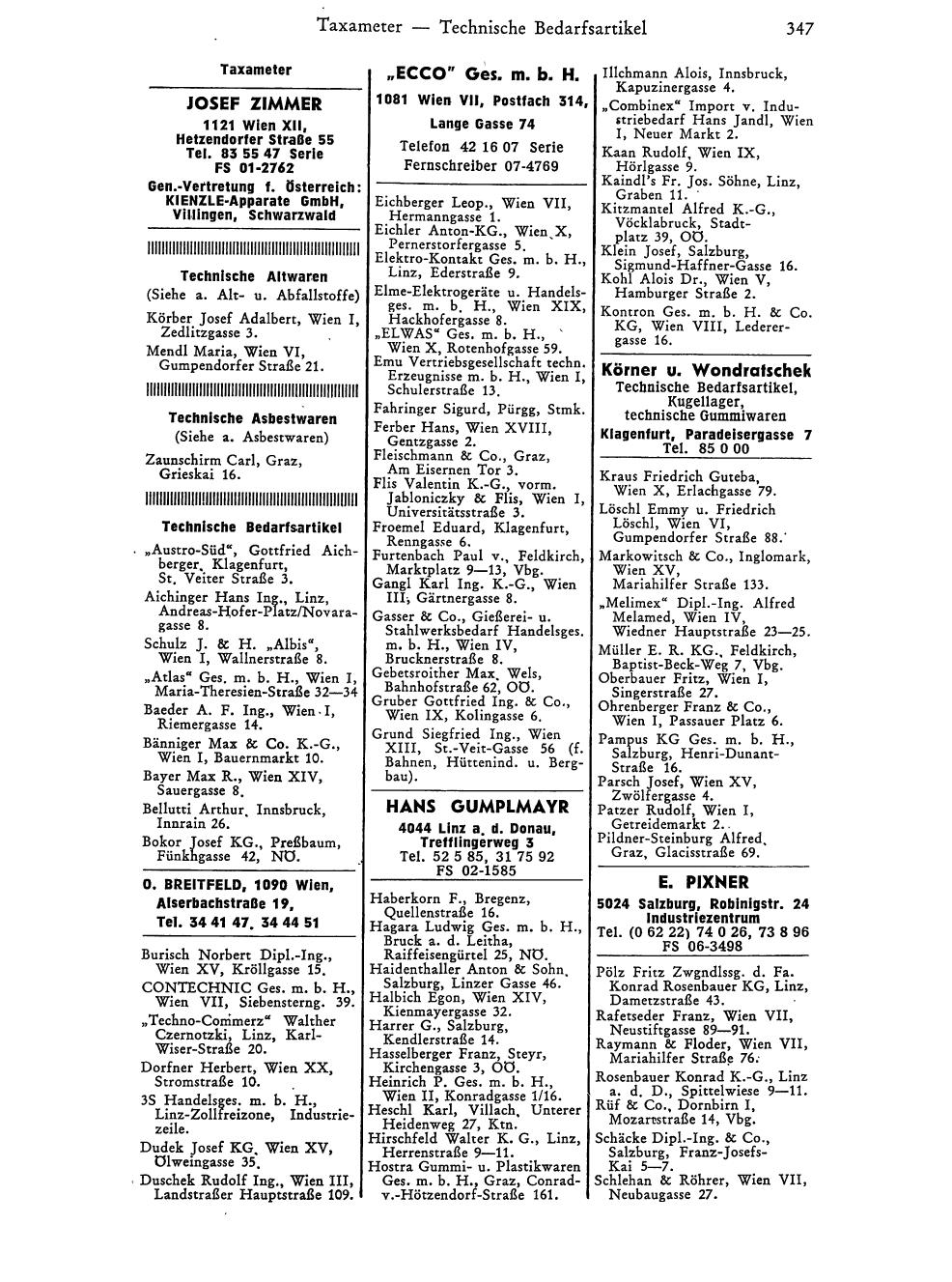 Handels-Compass 1972 - Page 1707