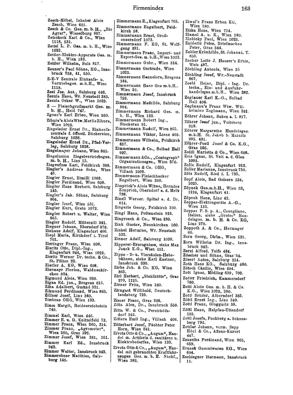 Handels-Compass 1972 - Page 187