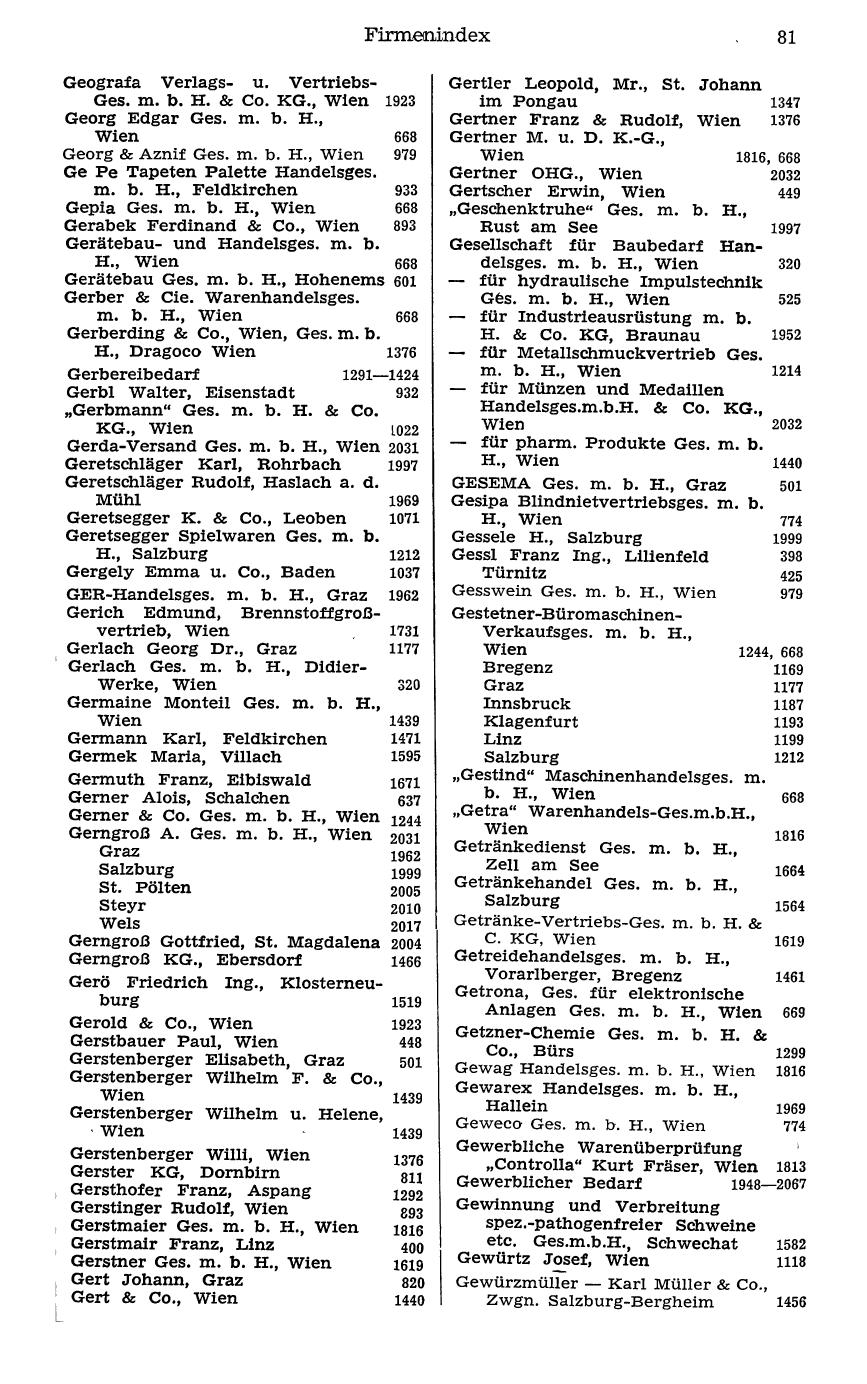 Handels-Compass 1977 - Page 101