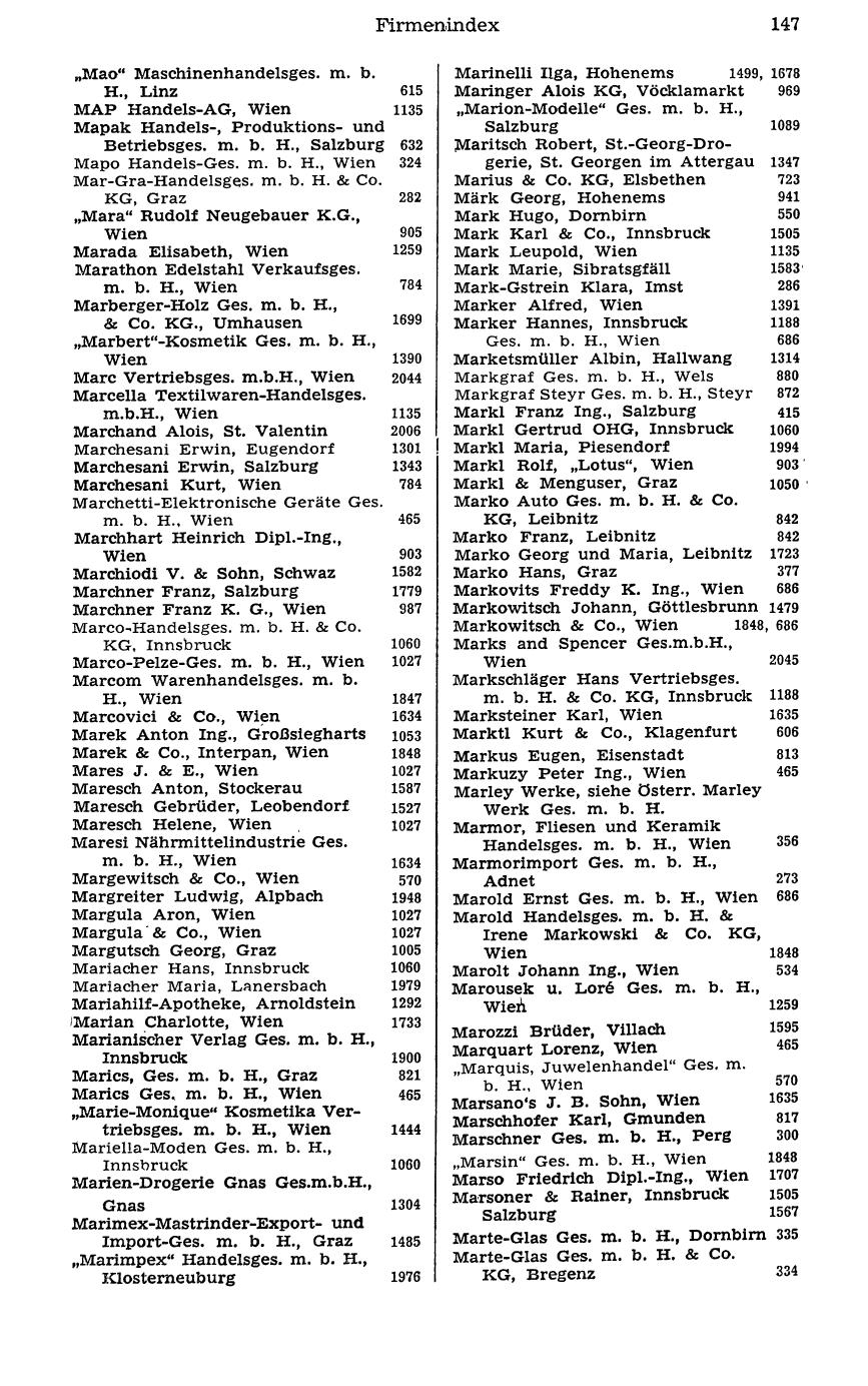 Handels-Compass 1977 - Page 167