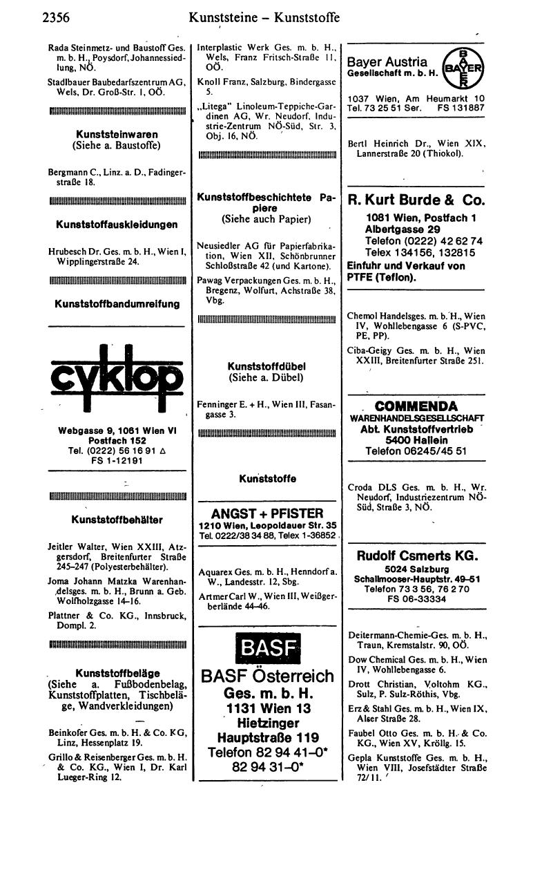 Handels-Compass 1982/83 - Seite 2370