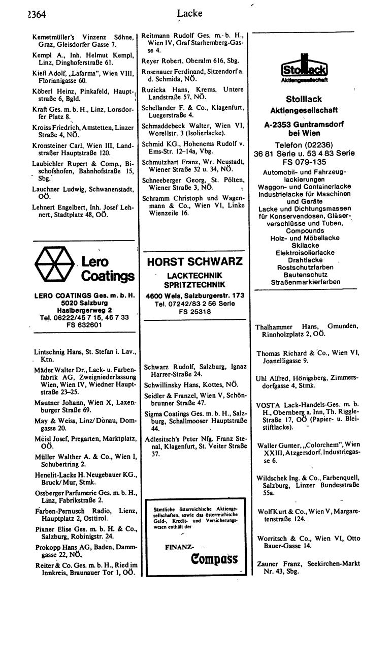 Handels-Compass 1982/83 - Seite 2378