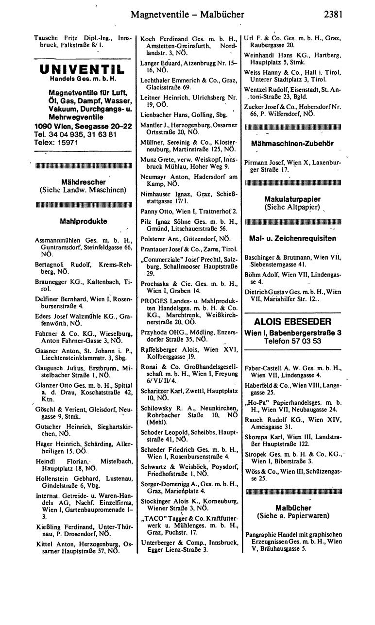 Handels-Compass 1982/83 - Page 2395