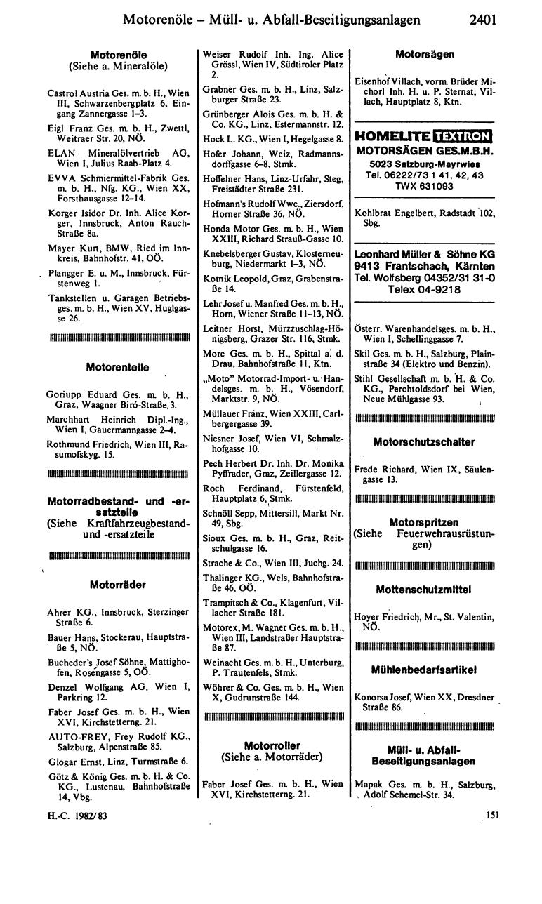 Handels-Compass 1982/83 - Page 2415