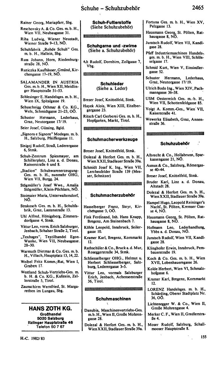 Handels-Compass 1982/83 - Seite 2479