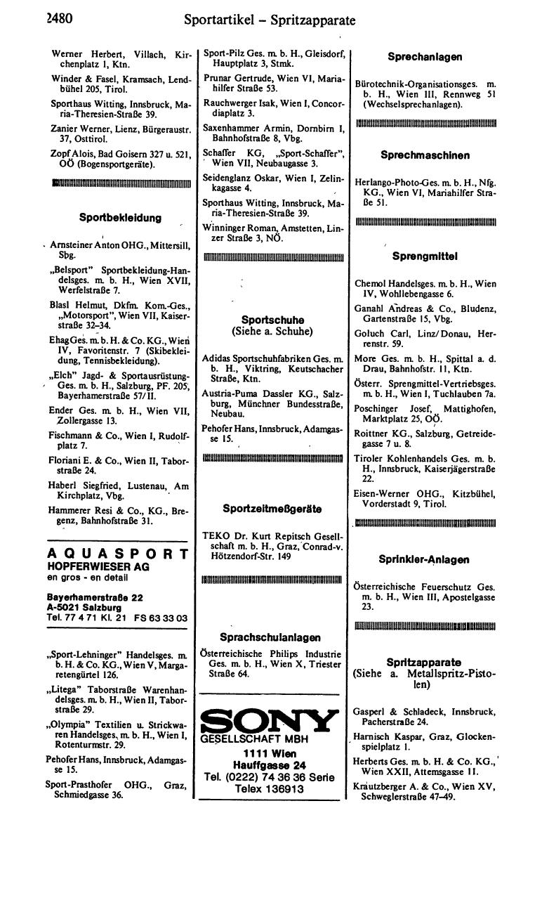 Handels-Compass 1982/83 - Seite 2494