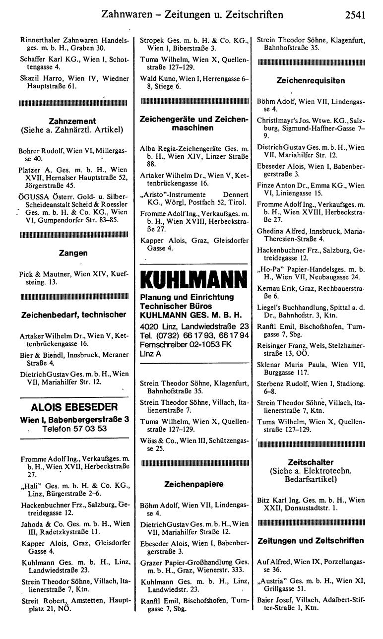 Handels-Compass 1982/83 - Page 2555