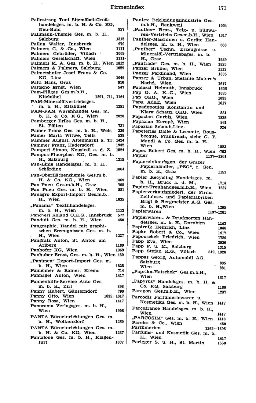 Handels-Compass 1976 - Page 191