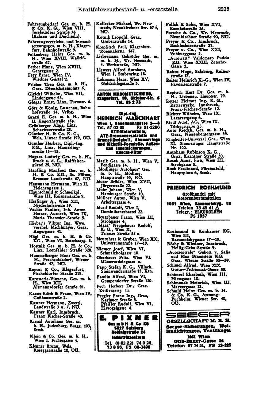 Handels-Compass 1976 - Page 2297