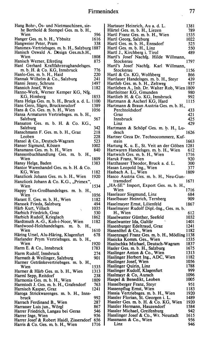 Handels-Compass 1985/86 - Page 93