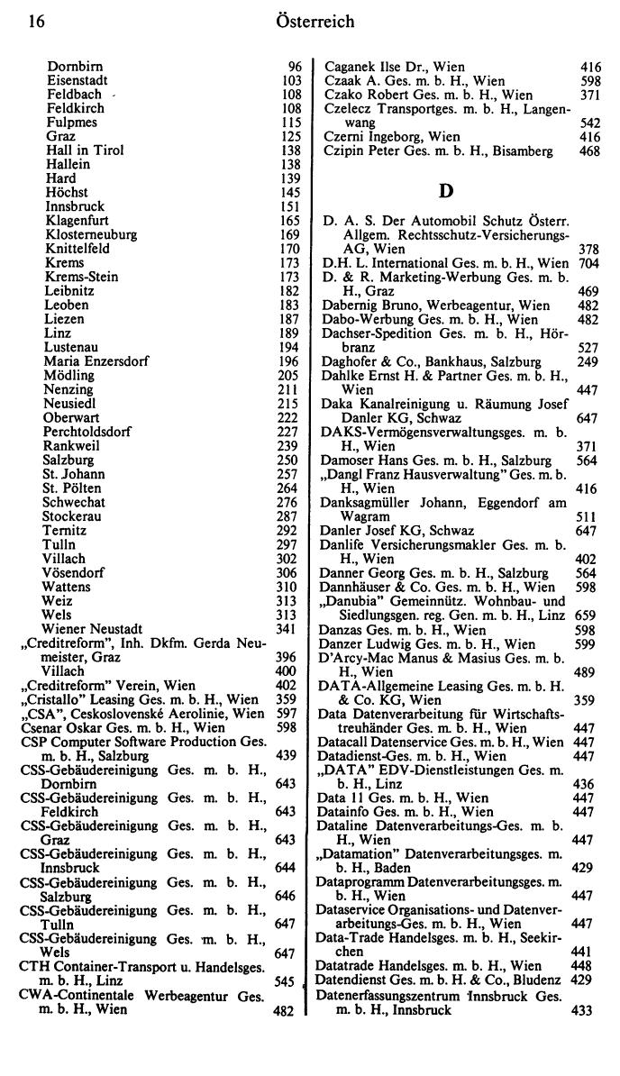 Dienstleistungs- und Behörden-Compass 1983/84 - Page 24