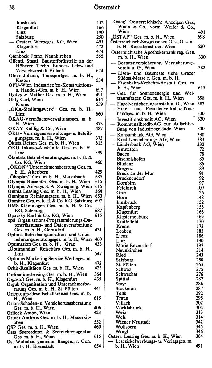 Dienstleistungs- und Behörden-Compass 1983/84 - Page 46